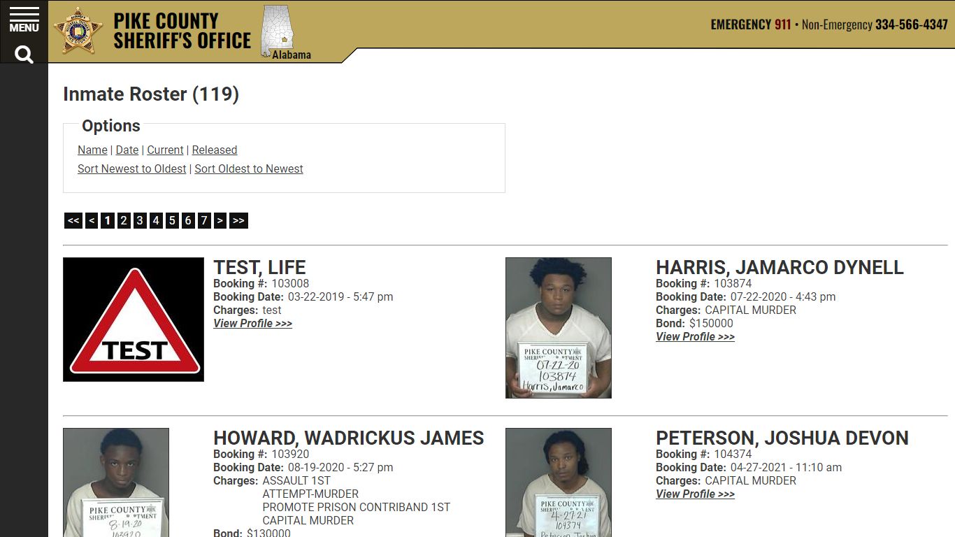 Inmate Roster - Current Inmates Booking Date Ascending - Pike County ...